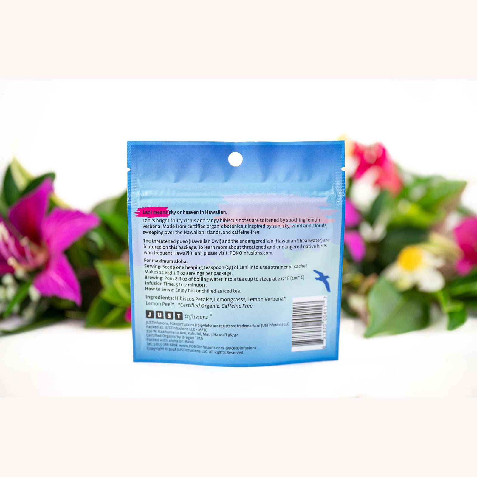 Lani Organic Hibiscus and Citrus Tea Loose Leaf Infusion