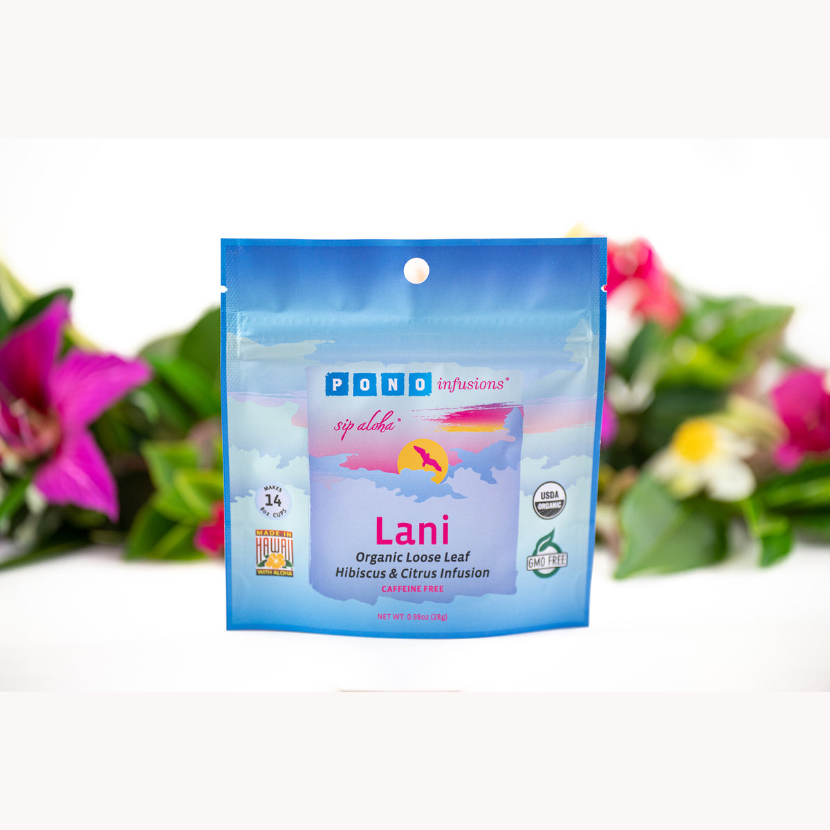 Lani Organic Hibiscus and Citrus Tea Loose Leaf Infusion